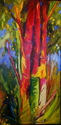 Painting--OilRed bamboo
