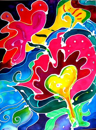 Painting-Abstract-Hearts Desire