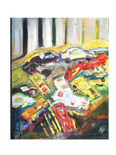 Painting-Still Life-traffic jam