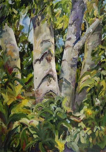 Painting-Landscape-Birches