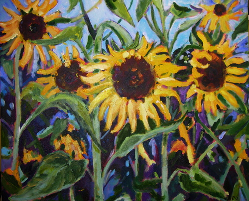 Painting-Floral-sunny daze