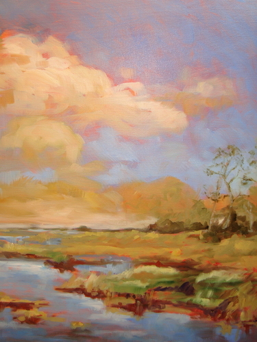 Painting-Plein Air-Salt Marsh Triptych