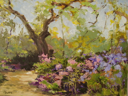 Painting-Landscape-In the Wild Garden