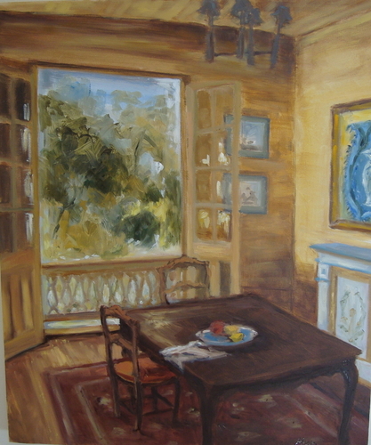 Painting-Interior-Louisiana French, Madisonville