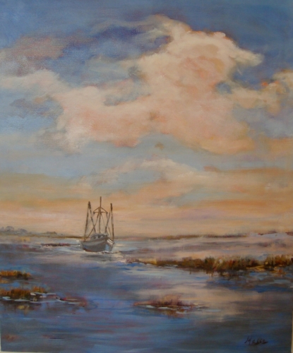 Painting-Landscape-Marsh Ride
