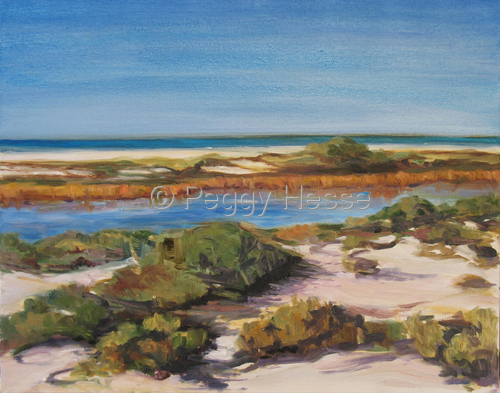 Painting-Plein Air-Inland Pool