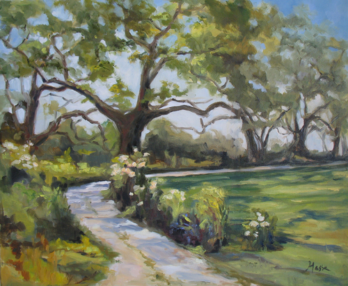 Painting-Plein Air-Path to the Summer House