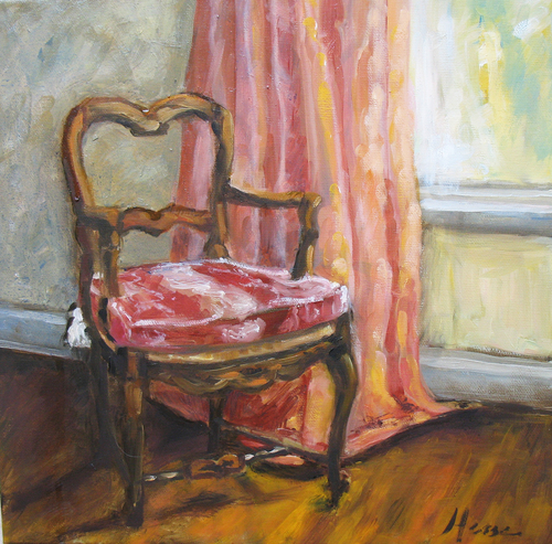 Painting-Still Life-Fauteuil a la Bonne Femme