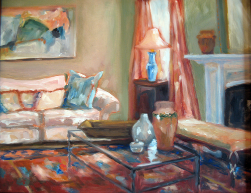 Painting-Still Life-Living Room Objects