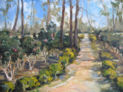 Painting-Plein Air-On the Path