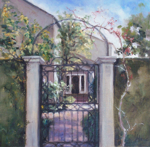 Painting-Cityscape-Garden District Gate, 1229 2nd. Street