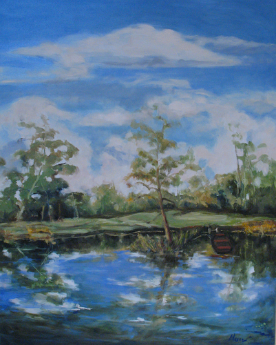 Painting-Landscape-Nature's Mirror #1