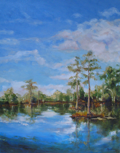 Painting-Landscape-Nature's Mirror #3