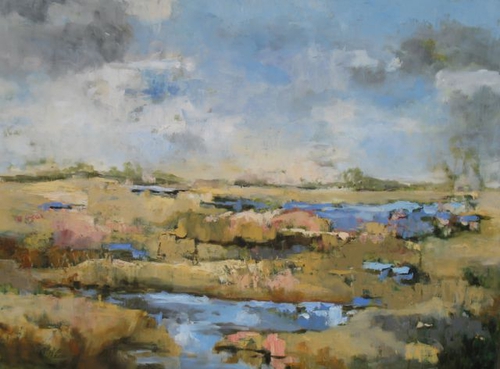 Painting-Louisiana Marsh Abstract