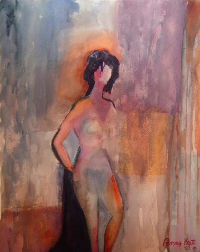 Painting-Figurative-Opaque Nude