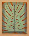 Painting--Oil-BotanicalPhilodendrum on Shaped Canvas