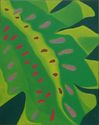 Painting--Oil-BotanicalPhilodendrum with Pink Holes
