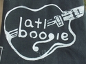 Print Making--Woodblock-Textatl boogie guitar logo