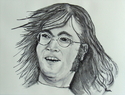 Drawing--Ink-PortraitJohn Lennon