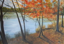 Painting--Acrylic-LandscapeLakeside Dancers