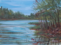 Painting--Acrylic-LandscapeSpring Lake