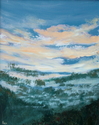 Painting--Acrylic-LandscapeMountain Dew