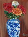 Painting--Acrylic-FloralDelft Still