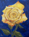 Painting-Yellow Rose