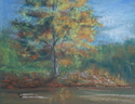 Painting--Pastels-ImpressionismAcross The River