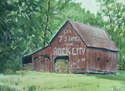 Painting--Watercolor-LandscapeRock  City