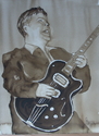 Painting--Watercolor-PortraitScreamin Guitar