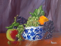 Painting--Acrylic-Still LifeFruit Bowl