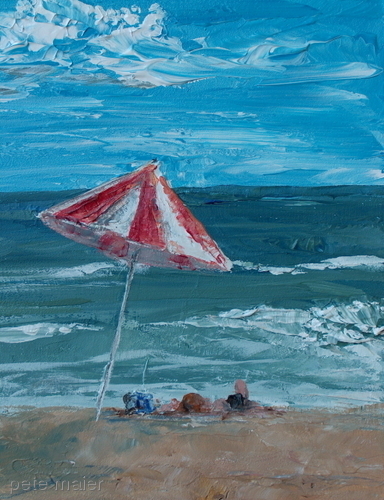 Painting-Seascape-Beach Day