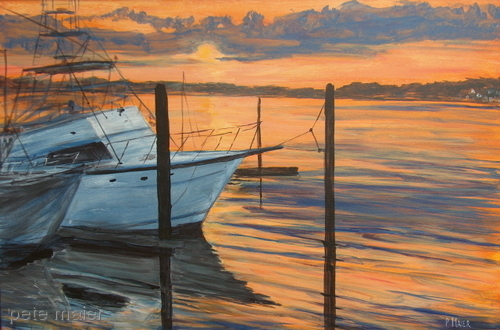 Painting-Seascape-Belmar Sunset