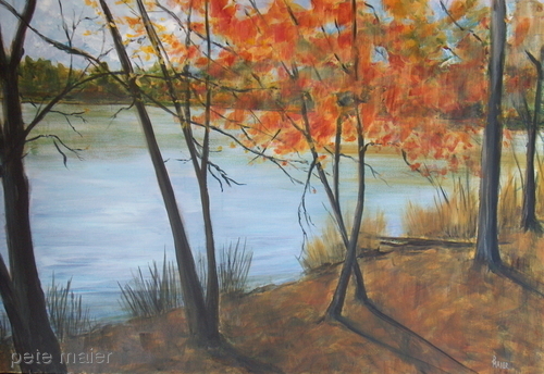 Painting-Landscape-Lakeside Dancers