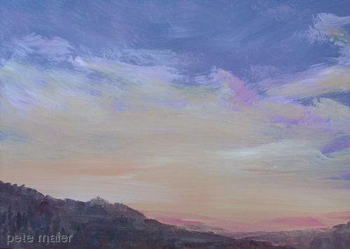 Painting-Landscape-Mountain Dew II