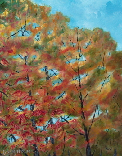 Painting-Landscape-Falls Back III