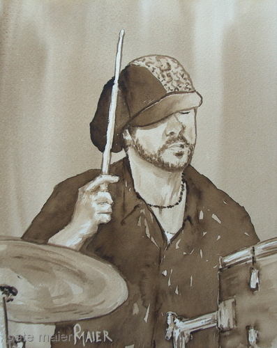 Painting-Portrait-One Eyed Pete