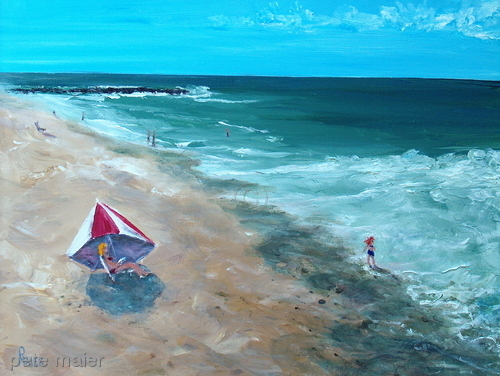 Painting-Seascape-Testing The Waters