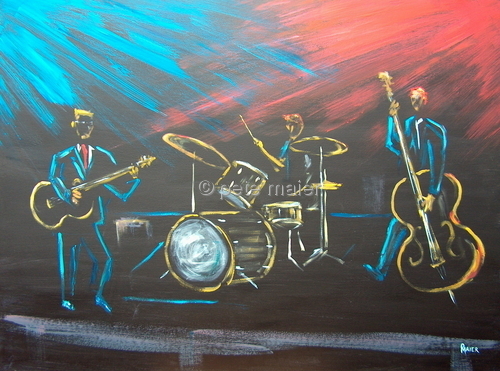 Painting-Figurative-Boogie Boys III