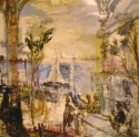 neogrecian bar at the waterfront