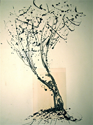 Mixed Media-On Paper-The Messenger