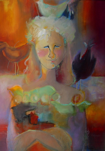 Painting-Watercolor-The Bride Prepares