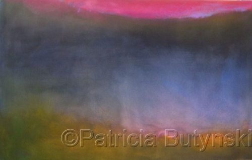 Painting-Watercolor-Hooked on A Highland Sunset