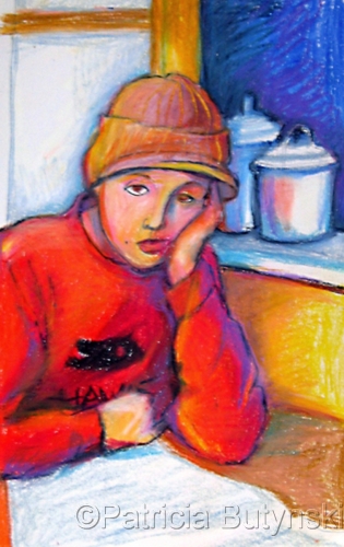 Painting-Watercolor-Bad Hair Day