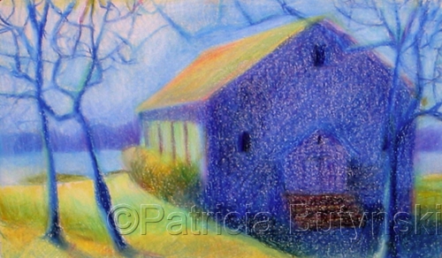 Painting-Pastels-Holy House on a Hook