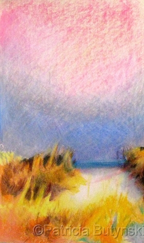 Painting-Snow on Sand