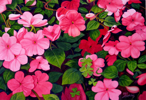 Painting-Floral-Impatiens
