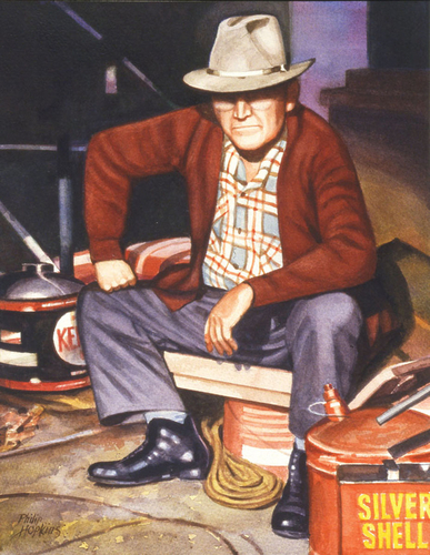 Painting-Grandpa's Hangout