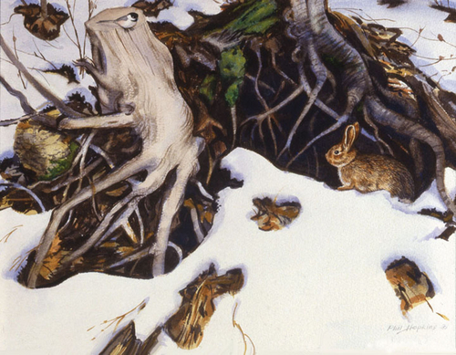 Painting-Animals-Winter Wildlife